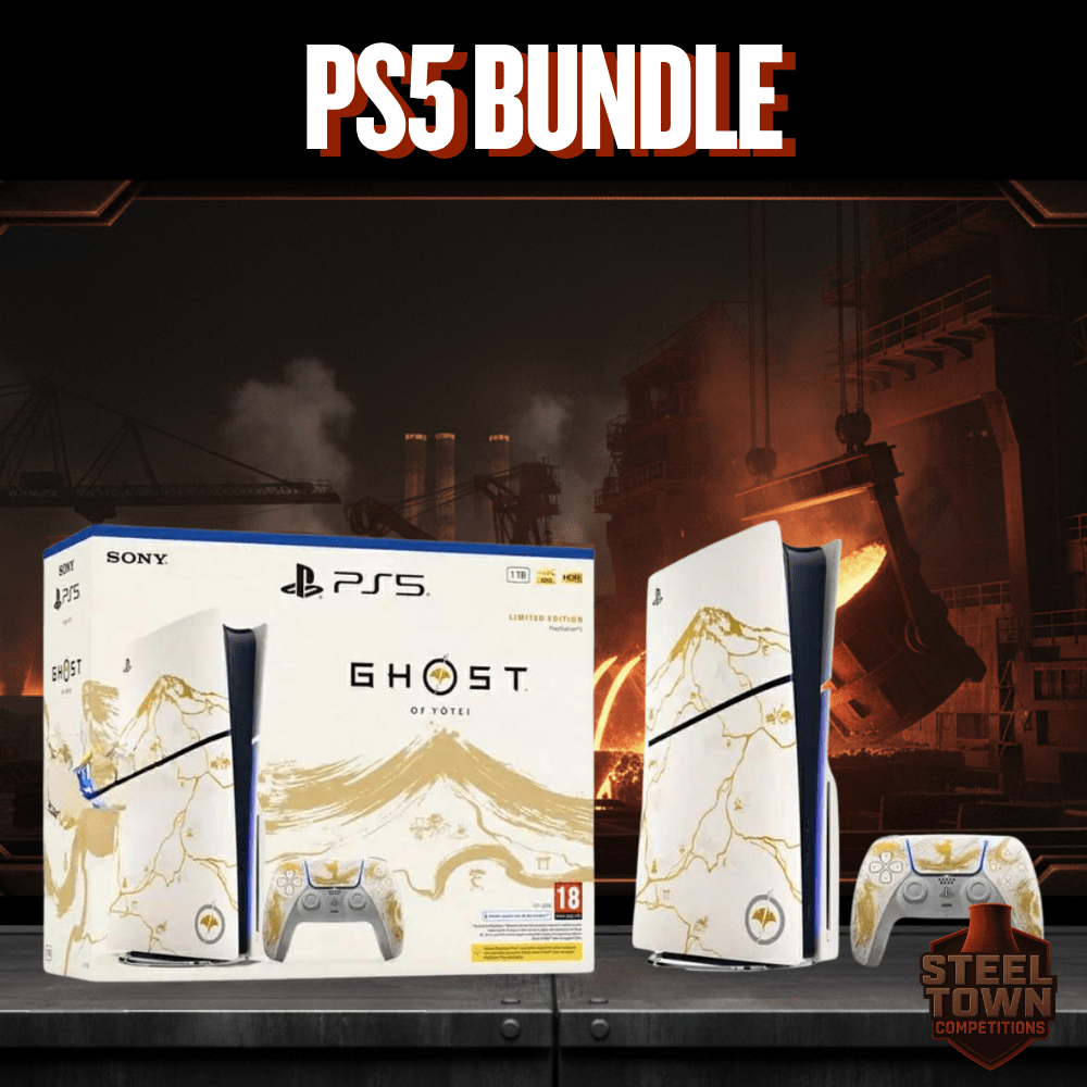 PlayStation 5 – Ghost of Yotei Gold Limited Edition Bundle!