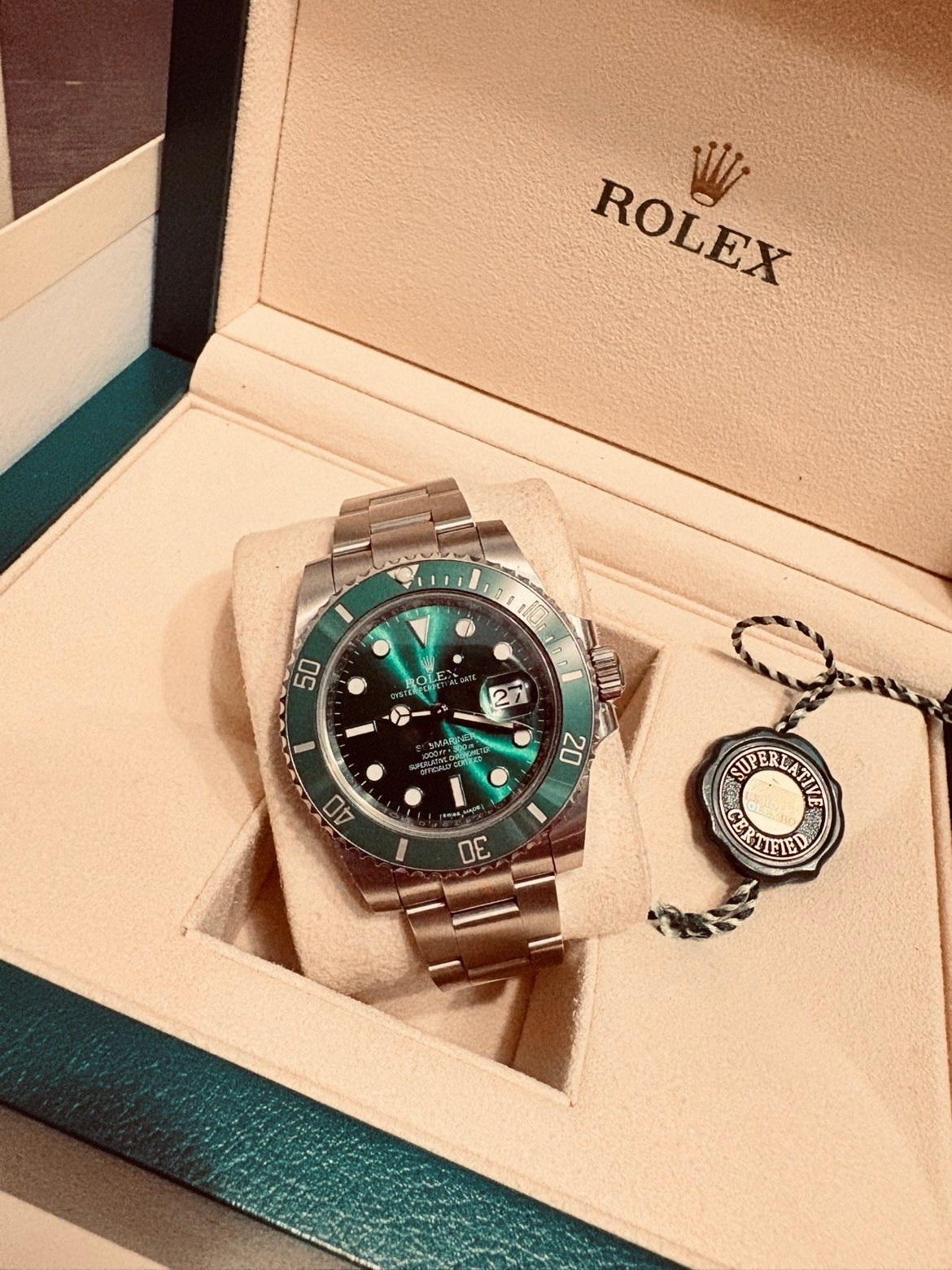 2020 ROLEX SUBMARINER “HULK” - Image 2